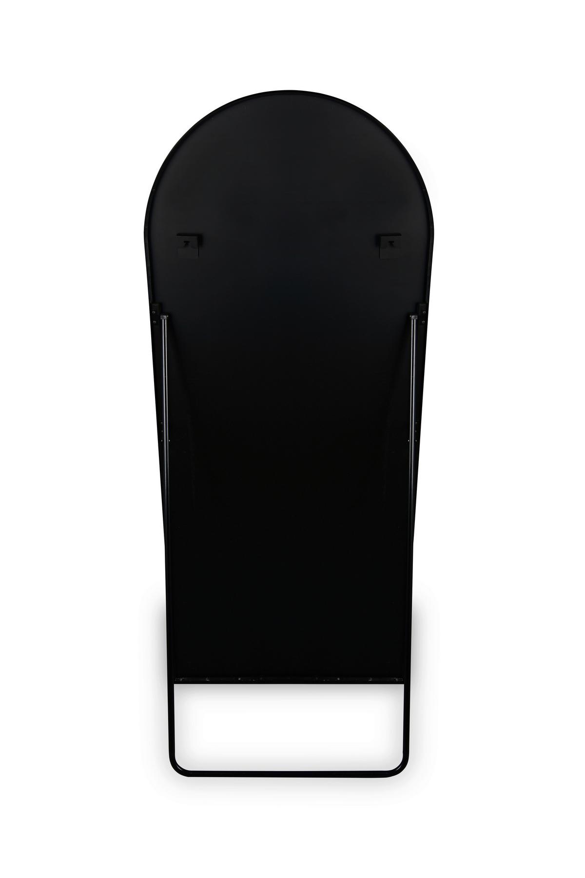 Standspiegel Britt Schwarz - Schwarz, Modern, Glas/Metall (70/170cm) - Mömax
