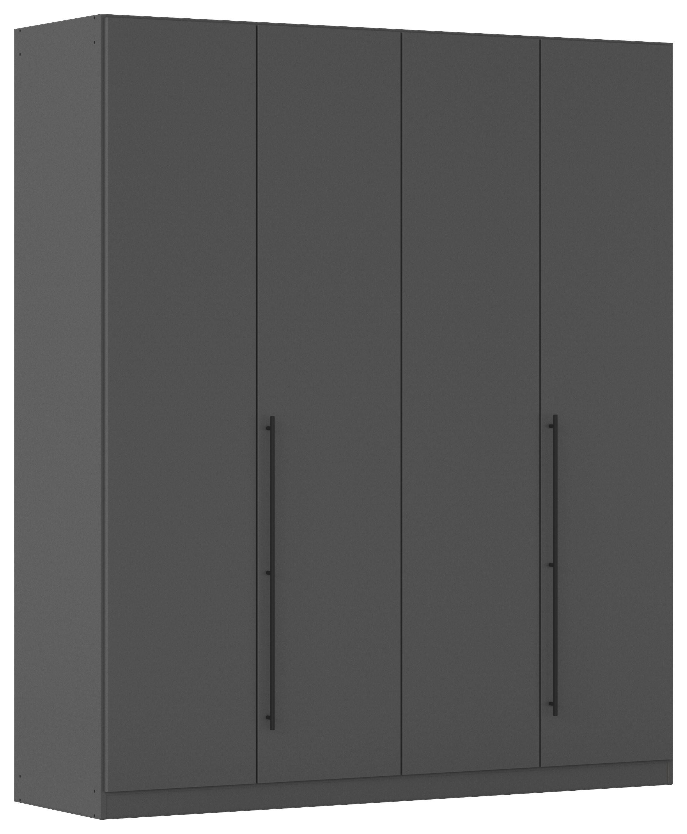 Șifonier Safari - gri, Konventionell, material pe bază de lemn (181/210/54cm)
