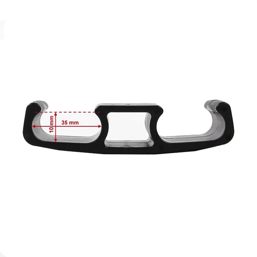 Set Priključkov Za Konferenčni Stol Xt600, Xt650, 10-Delni - črna, Basics, umetna masa (10/2/4cm) - MID.YOU
