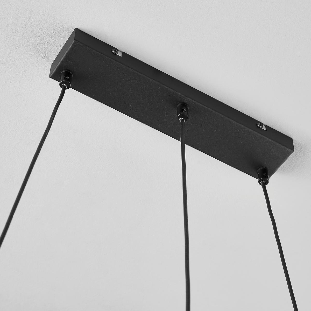 Hängeleuchte Pendel Cross in Schwarz/Bronze max. 28 Watt - Schwarz/Bronzefarben, LIFESTYLE, Metall (91/45/150cm) - Trio Leuchten