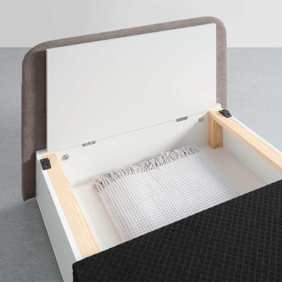 Schlafsessel Modena in Cappuccino - Schwarz/Naturfarben, Kunststoff/Textil (89/88/90cm) - Mömax