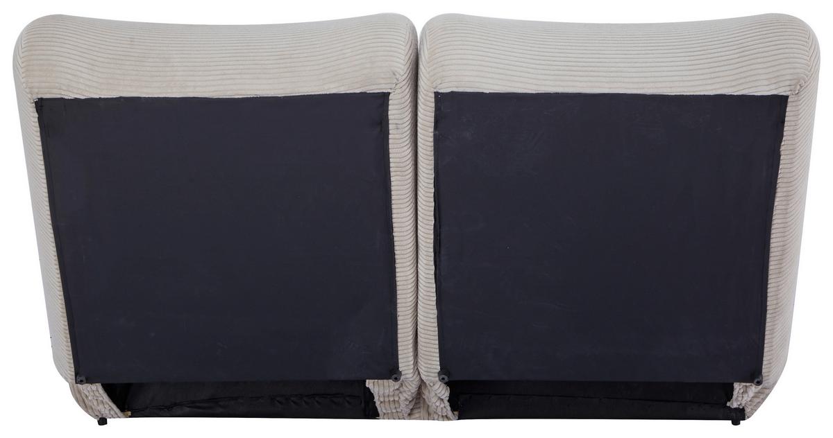 Zofa Luna, Bež, Funkcija Ležišča - bež, Design, tekstil (159/88/160cm) - Livetastic