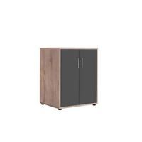 AKTENSCHRANK OFFICE EDITION - Anthrazit/Sonoma Eiche, MODERN, Holzwerkstoff (54/74/50cm) - MID.YOU