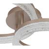 LED-DECKENLEUCHTE MARTIN - Cappuccino, MODERN, Kunststoff/Metall (41,5/62/14,5cm) - Mömax