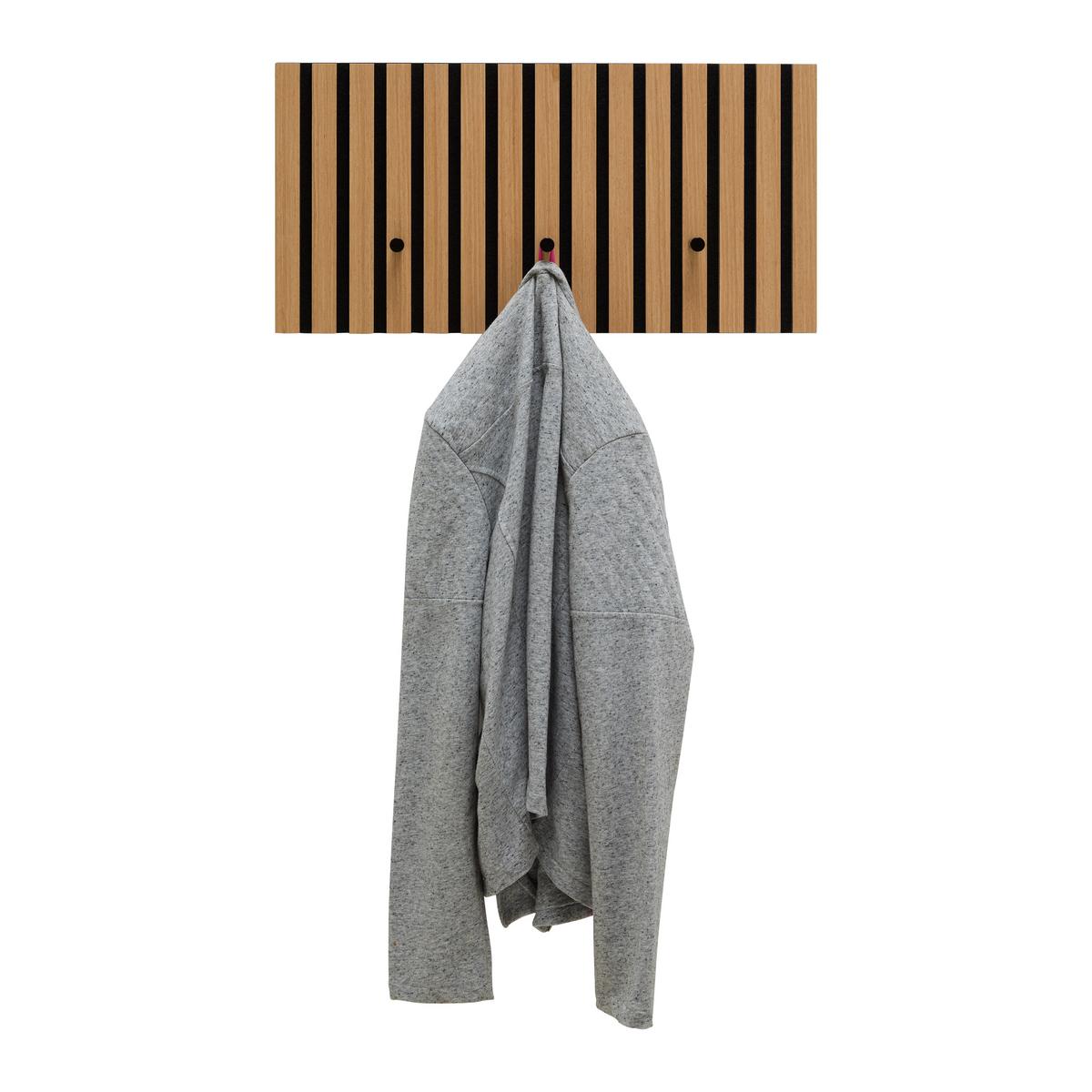 Garderobenleiste Grace Eiche Artisan - Eiche Artisan, Modern, Holzwerkstoff/Textil (60/30/7cm) - Mömax