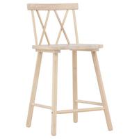 BARHOCKER-SET MOLLÖSTRÖM - Weiß, Design, Holz (43/90/44cm) - Livetastic