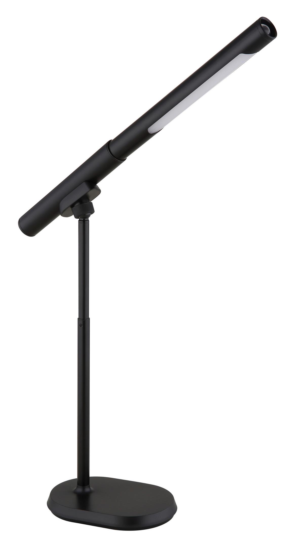 Led Svjetiljka Za Pisaći Stol Milano - bijela/crna, Design, metal/plastika (40,4/10,9/44,5cm) - Globo