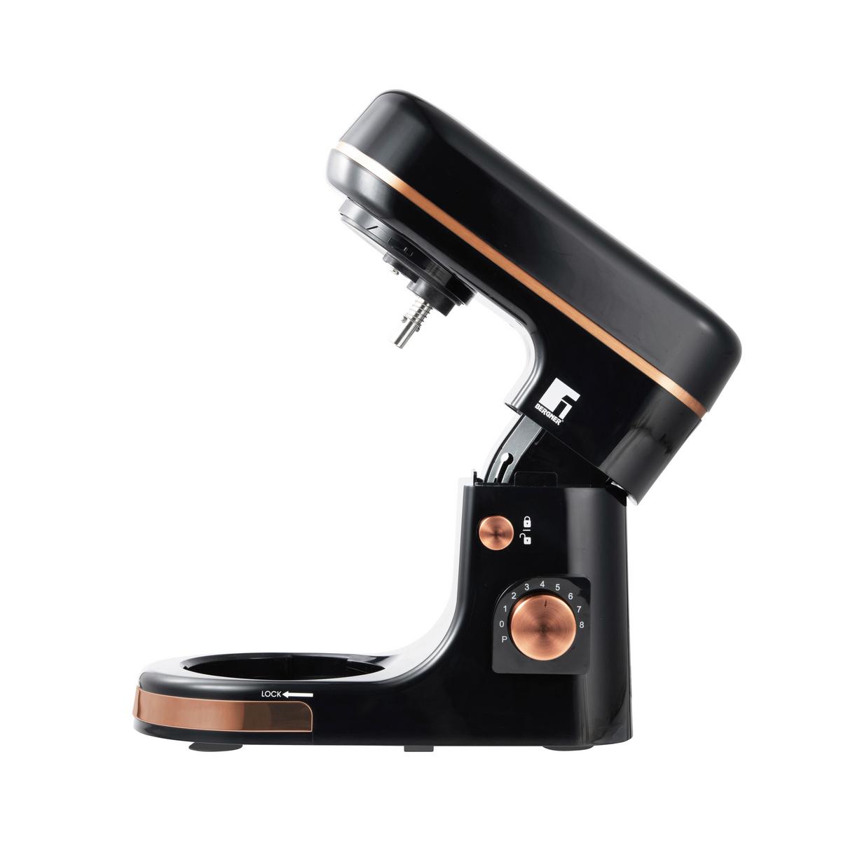 ROBOT KUCHENNY BG-50055-CP - kolor srebrny/czarny, Basics, tworzywo sztuczne/metal (38,8/24,6/32,5cm) - BERGNER