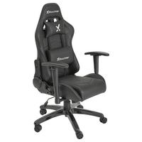 Gamingsessel Agility ca. 55x113x62,5cm Schwarz - Schwarz, MODERN, Kunststoff/Textil (55/113/62,5cm) - X Rocker