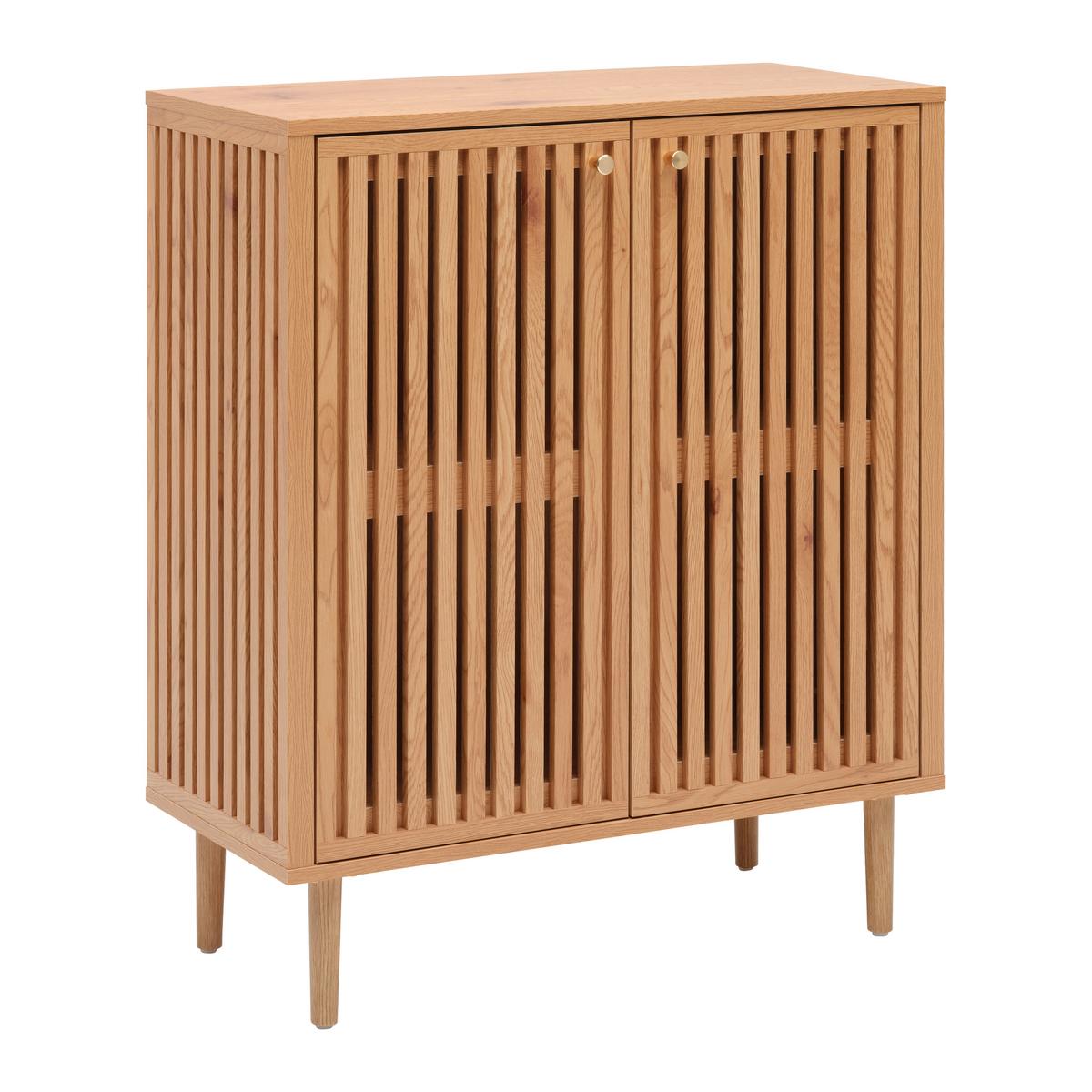 Kommode Barcelona in Naturfarben - Goldfarben/Naturfarben, Lifestyle, Holzwerkstoff/Papier (76/90/35cm) - Mömax