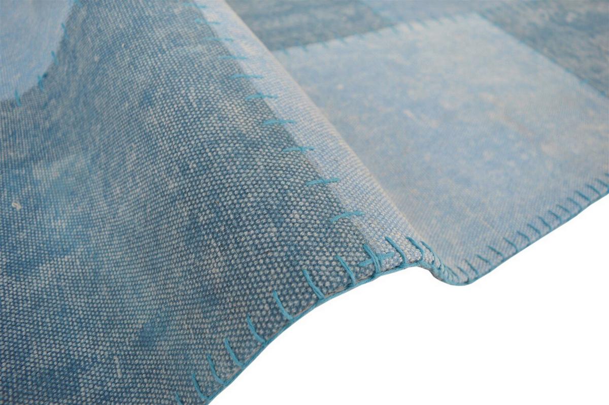 Flachwebeteppich Lyrical 110 Multi/blau 200x290 - Blau/Multicolor, Basics, Textil (200/290cm) - Kayoom