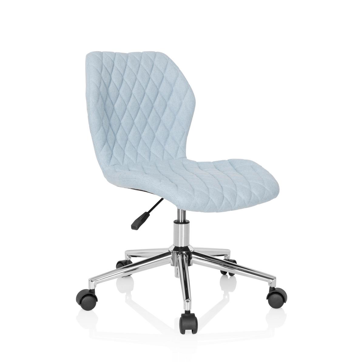 Mladinski Vrtljivi Stol Joy Ii, Svetlo Modra - svetlo modra, Basics, umetna masa/tekstil (47/73-83/43cm) - MID.YOU