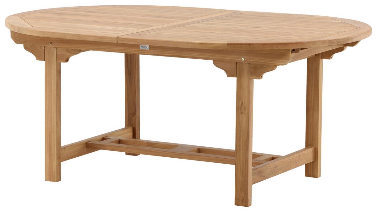 GARTENTISCH KENYA - Teakfarben, KONVENTIONELL, Holz (180/120/75cm) - Gardenson