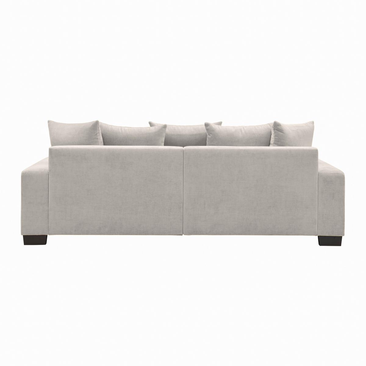 Bigsofa Matteo Creme - Creme/Schwarz, MODERN, Holz (246/93/124cm) - Based