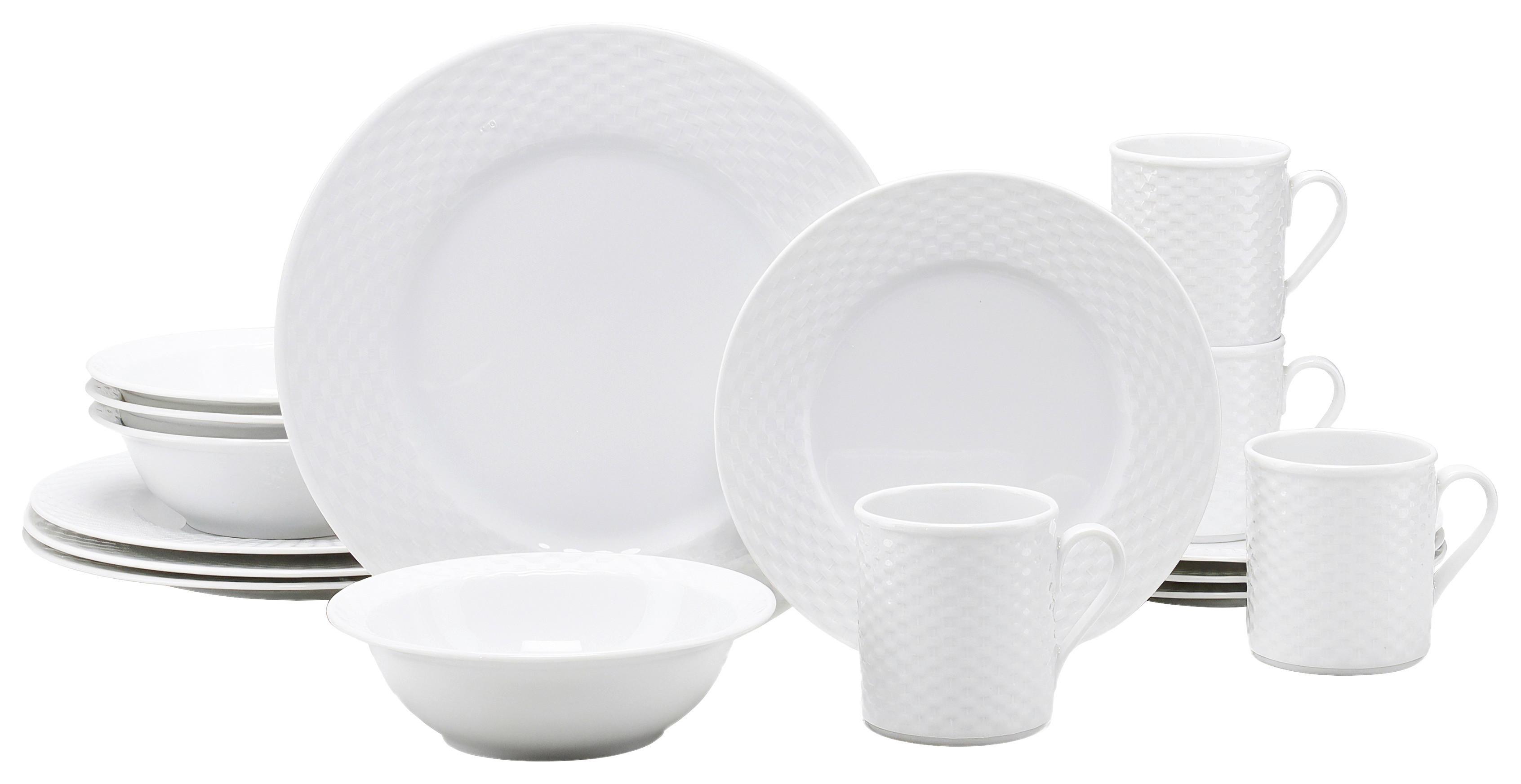 Kombinirani Servis Polo, 16-Delni - bela, Basics, keramika - Creatable