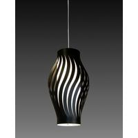 LAMPA WISZĄCA D40S/NE SCHWARZ - czarny, Konventionell, tworzywo sztuczne (26/125/26cm)