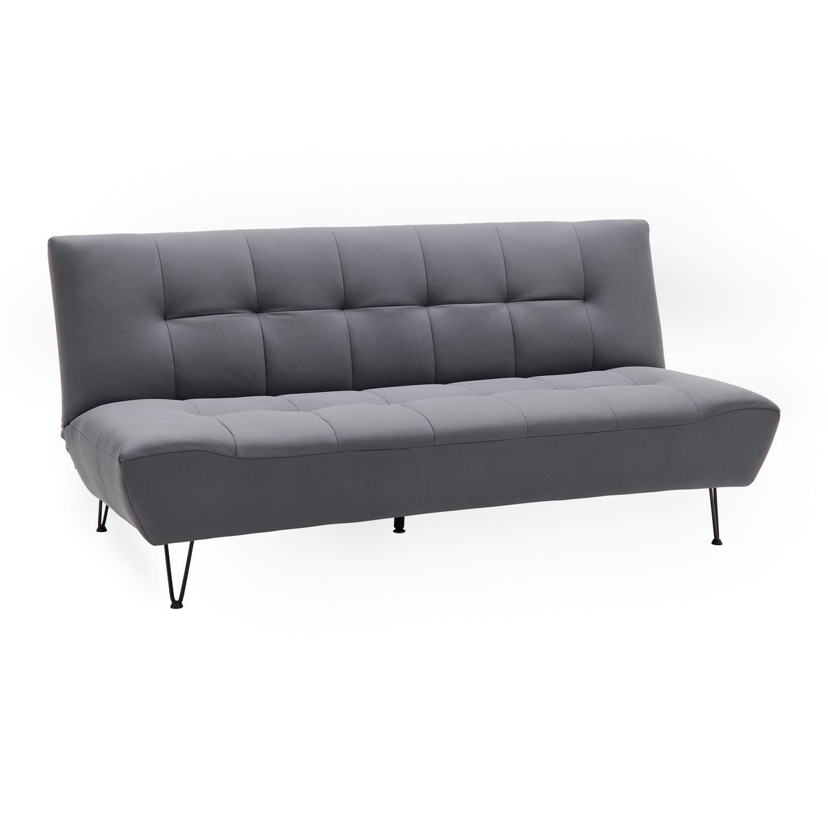 Zofa S Posteljno Funkcijo Geli, Temno Siva - temno siva/črna, Moderno, kovina/tekstil (192/88/97cm) - Bessagi Home