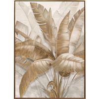 Tablou cu ramă Denise cca. 100x140 cm - auriu, Modern, plastic/lemn (100/140cm) - Premium Living
