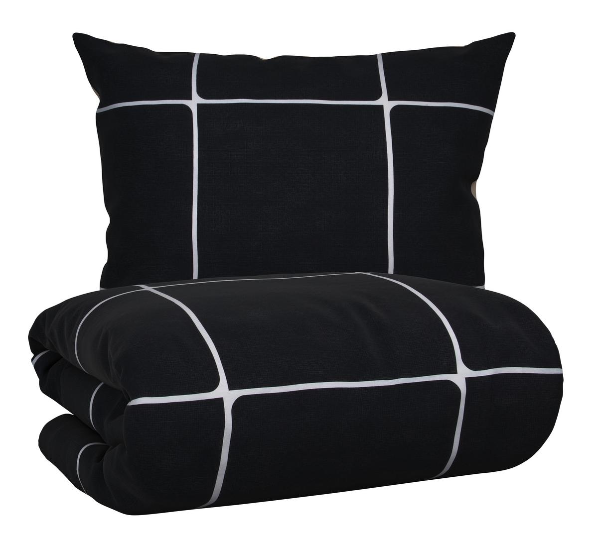 BETTWÄSCHESET LINNEA WENDE - Weiss/Beige, Modern, Textil (160cm) - Modern Living