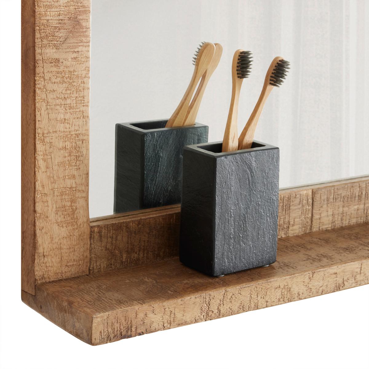 Spiegel Everest Naturfarben ca. 70x72,5x12cm - Naturfarben, Natur, Holz (70/72,5/12cm) - Mömax