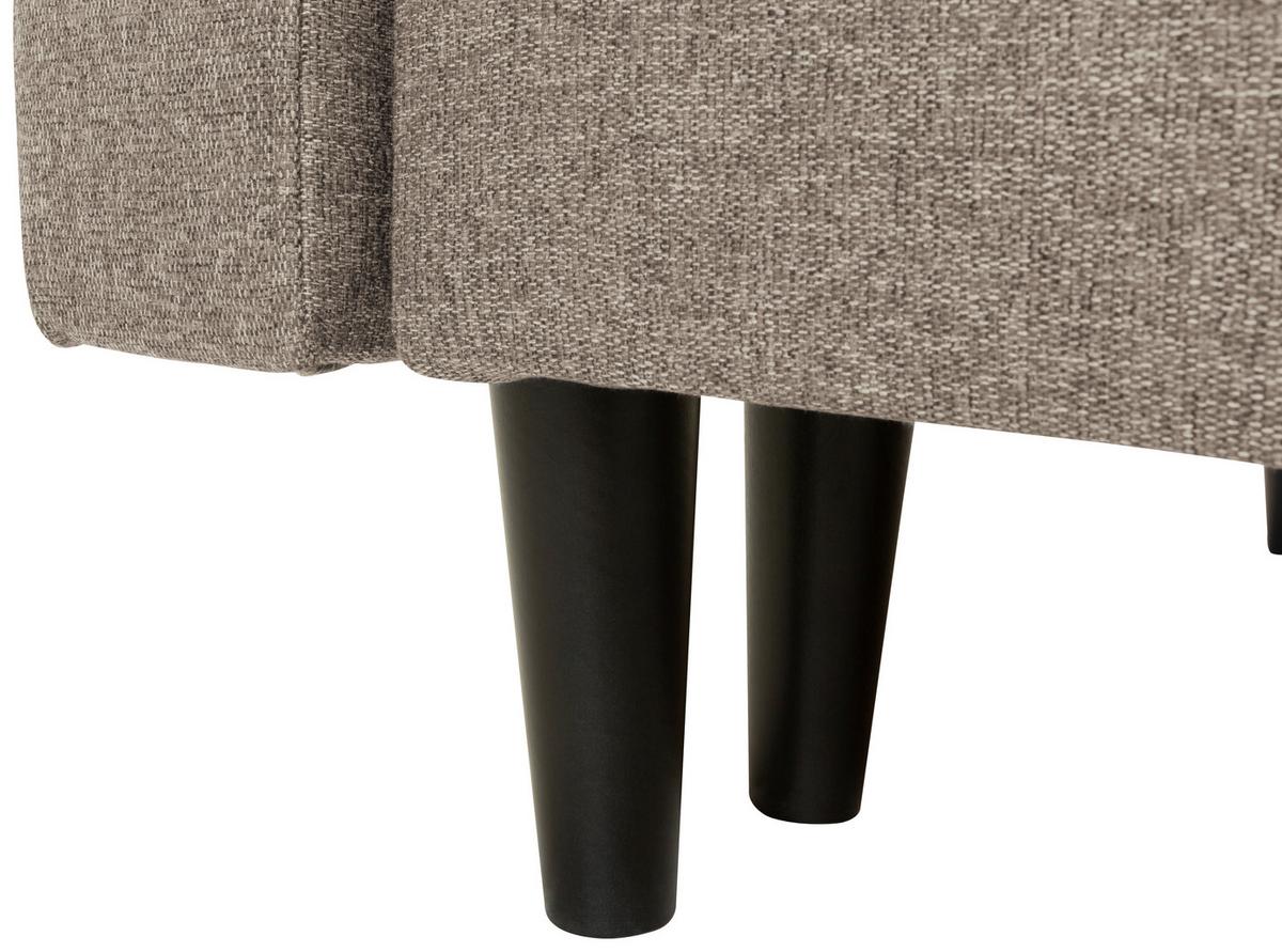 Kutna Garnitura Noret - bež/crna, Konvencionalno, tekstil/drvo (223/157cm) - Modern Living