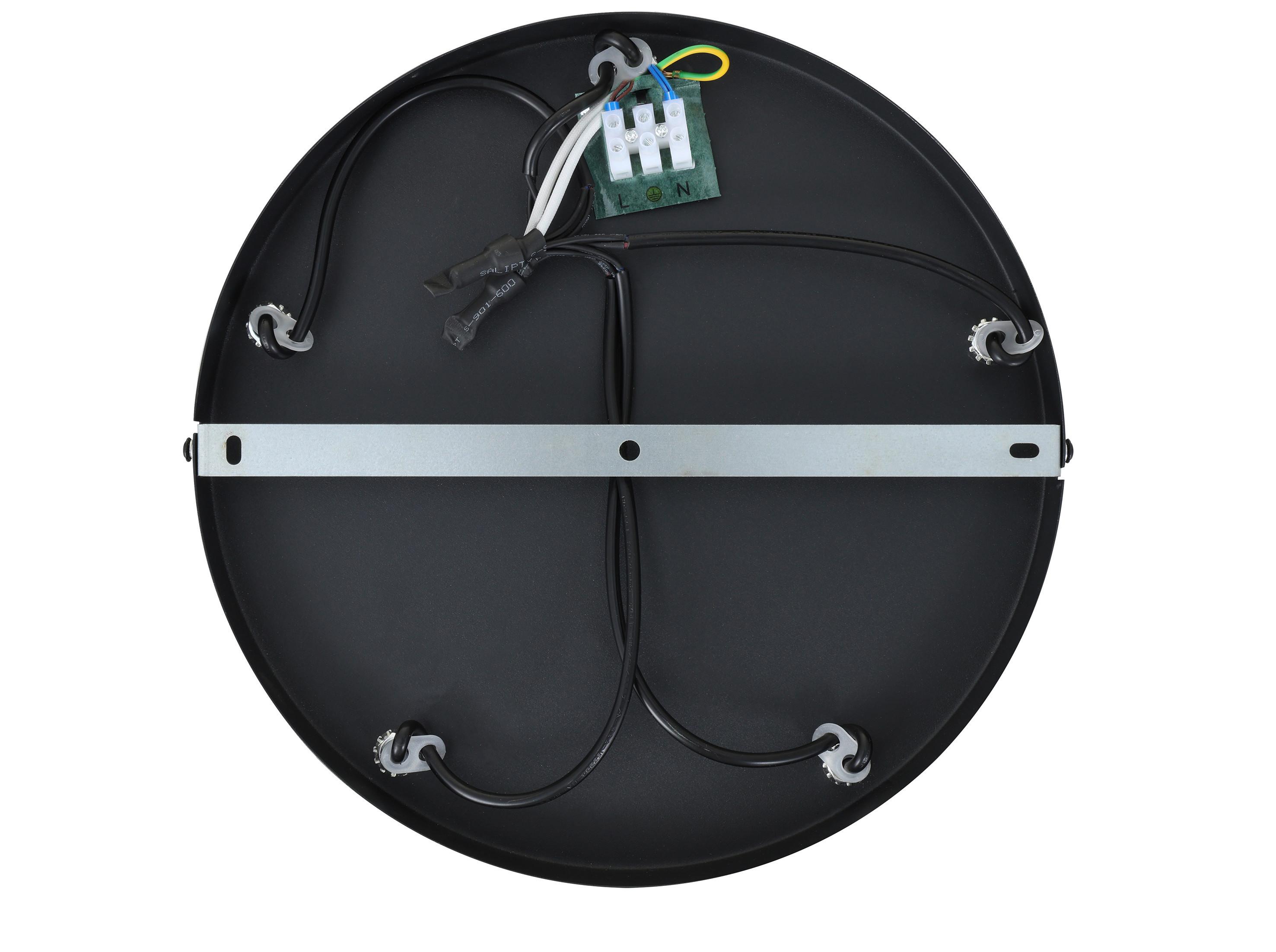 TAKLAMPA GREN - röd/grön, Modern, metall/glas (42/58,8cm) - Mömax