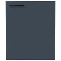 Küchenschrankfront Easytouch Blau - Blau/Schwarz, MODERN, Holzwerkstoff/Metall (60/72/1,9cm) - Nobilia