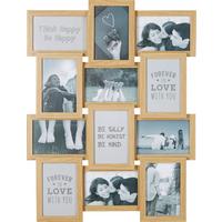 Collagen-Bilderrahmen Stella ca. 57,5x44x3cm - Naturfarben, MODERN, Glas/Holzwerkstoff (57,5/44/3cm) - Mömax