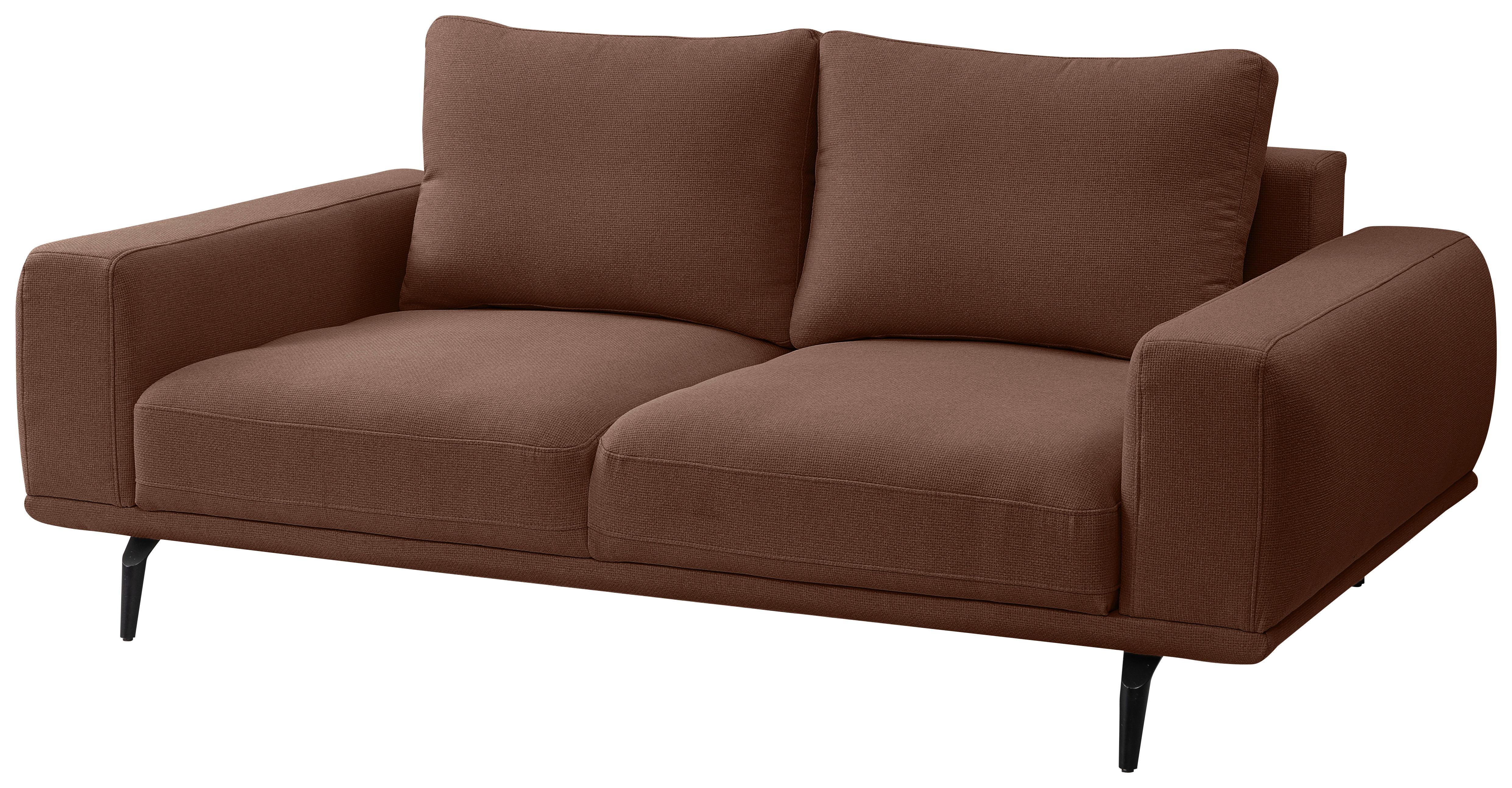 Canapea cu 2 locuri SELENE - maro, Modern, textil (202/89/115cm) - MID.YOU