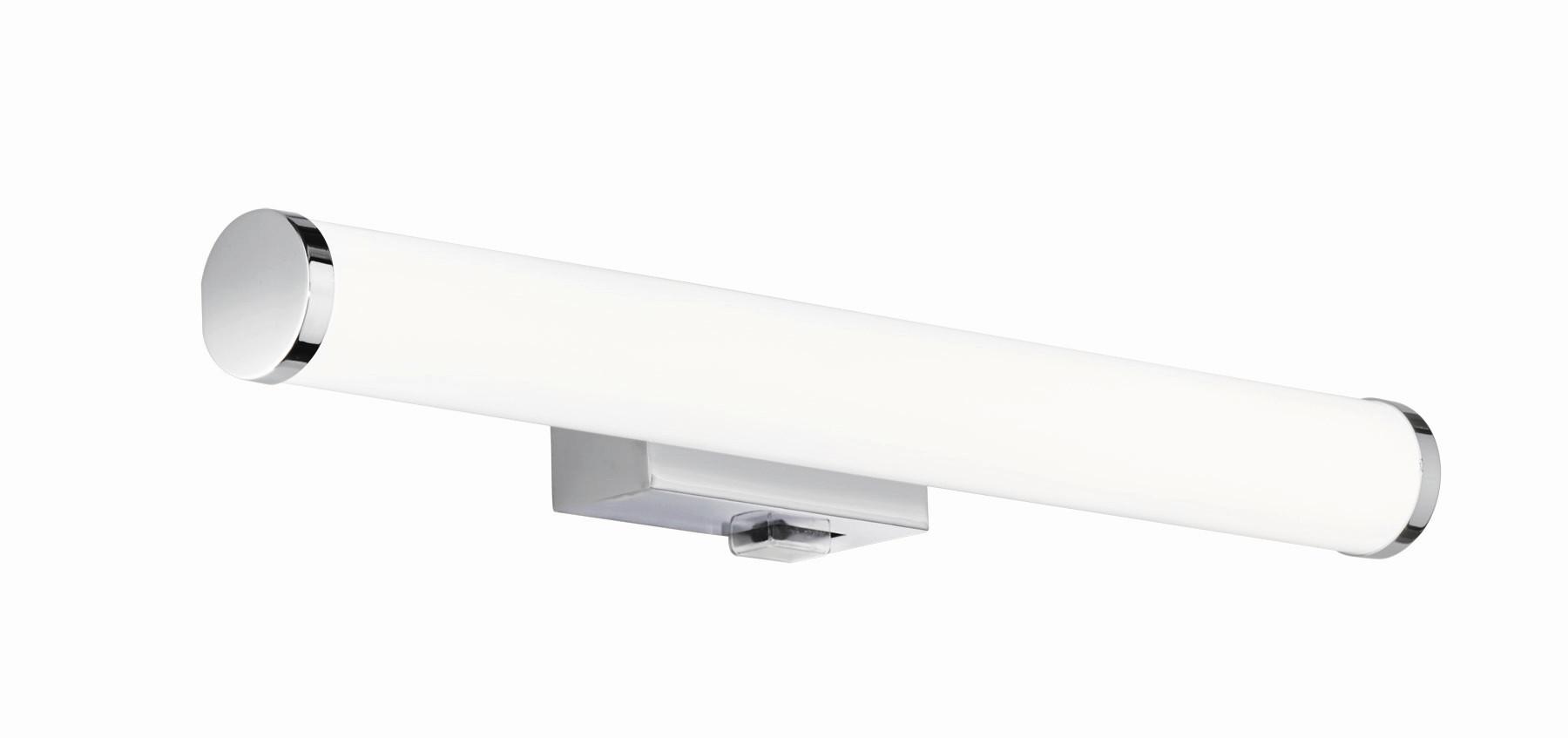 LED-Wandleuchte Mattimo in Weiß/Chrom max. 4,3 Watt - Chromfarben/Weiß, Basics, Kunststoff/Metall (40/5,5cm) - Trio Leuchten