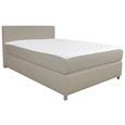 Postelja Boxspring Ascari - aluminij/sivo rjava, Moderno, umetna masa/tekstil (140/200cm) - Mömax modern living Postelja Boxspring Ascari - aluminij/sivo rjava, Moderno, umetna masa/tekstil (140/200cm) - Mömax modern living