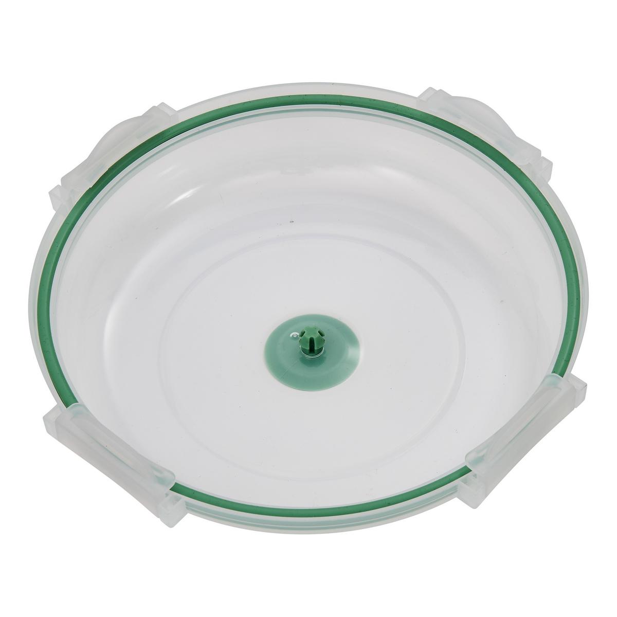 Cutie gustări Box cca. 1,2 l - verde/transparent, Basics, plastic/sticlă (1,2l)