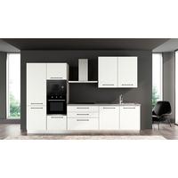 Kuhinjski Blok Line, Z Aparati, 330 Cm - črna/bela, Moderno, kovina/leseni material (330/60/216/240cm) - Mömax