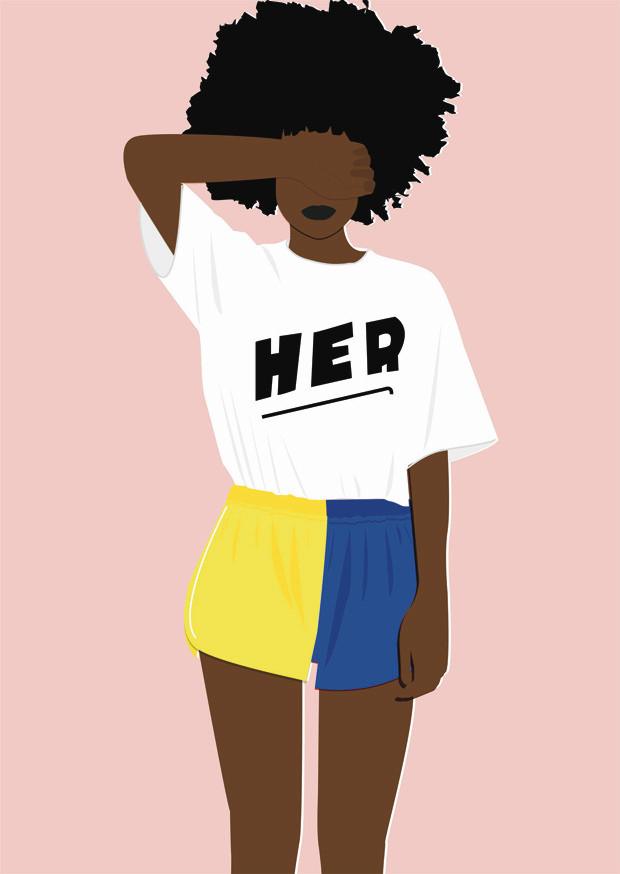 Postkarte Junique in Bunt - Multicolor, Basics, Papier (10,5/14,8cm) - Juniqe