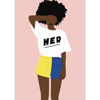 Postkarte Junique in Bunt - Multicolor, Basics, Papier (10,5/14,8cm) - Juniqe