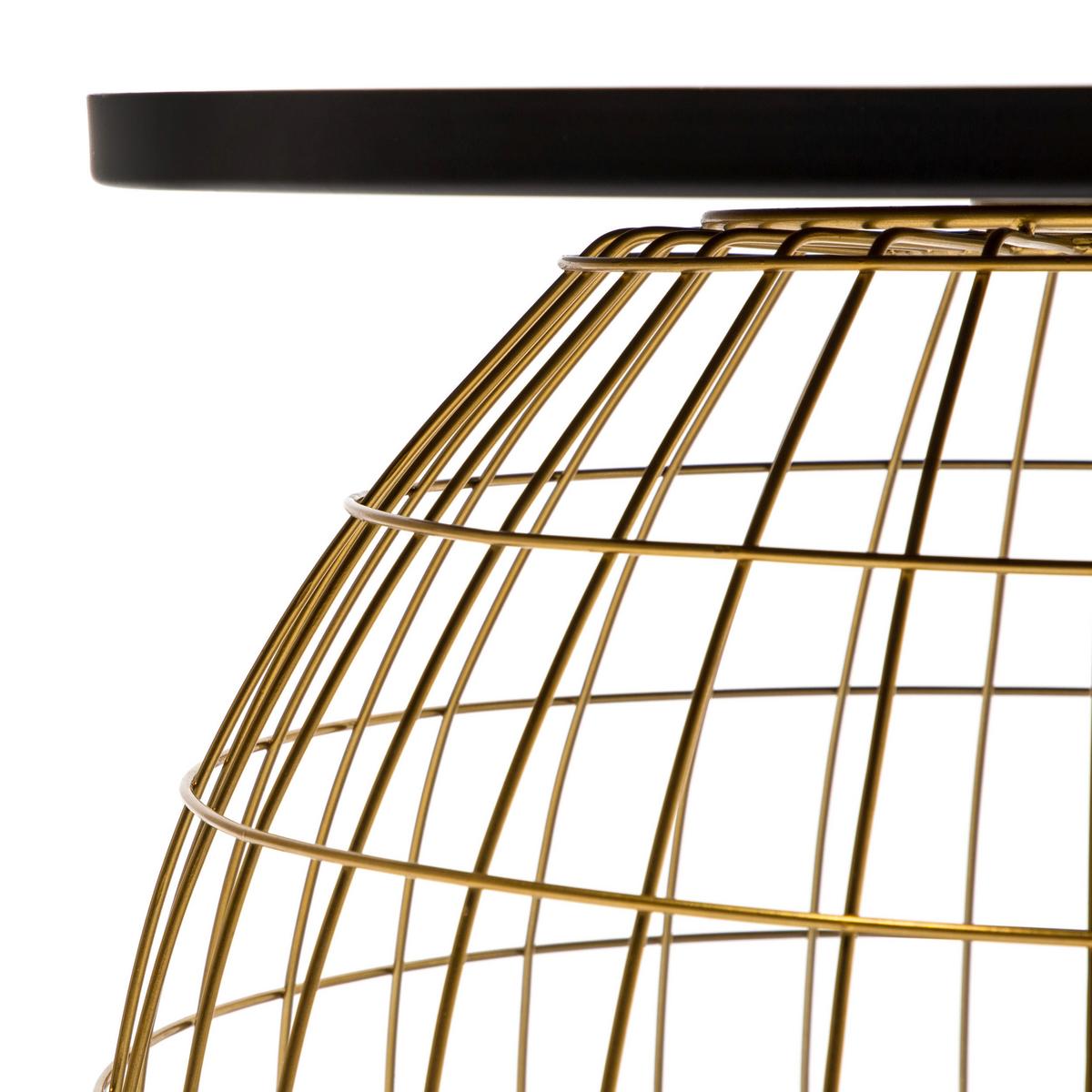 BEISTELLTISCHSET LAUDATIO 260 - Pflaume/Violett, Design, Metall - Kayoom