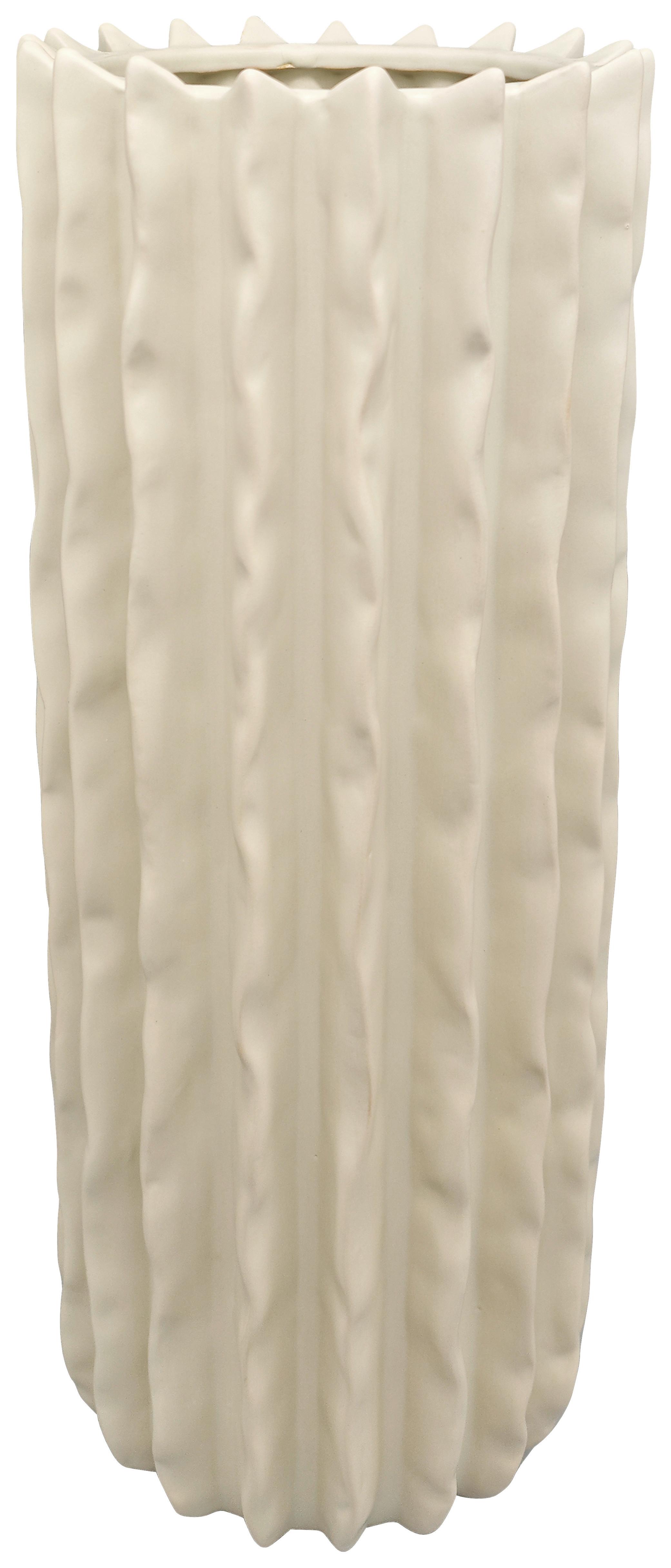 Vază Feline -Paz- - alb, Konventionell, ceramică (13/30,5cm) - Mömax