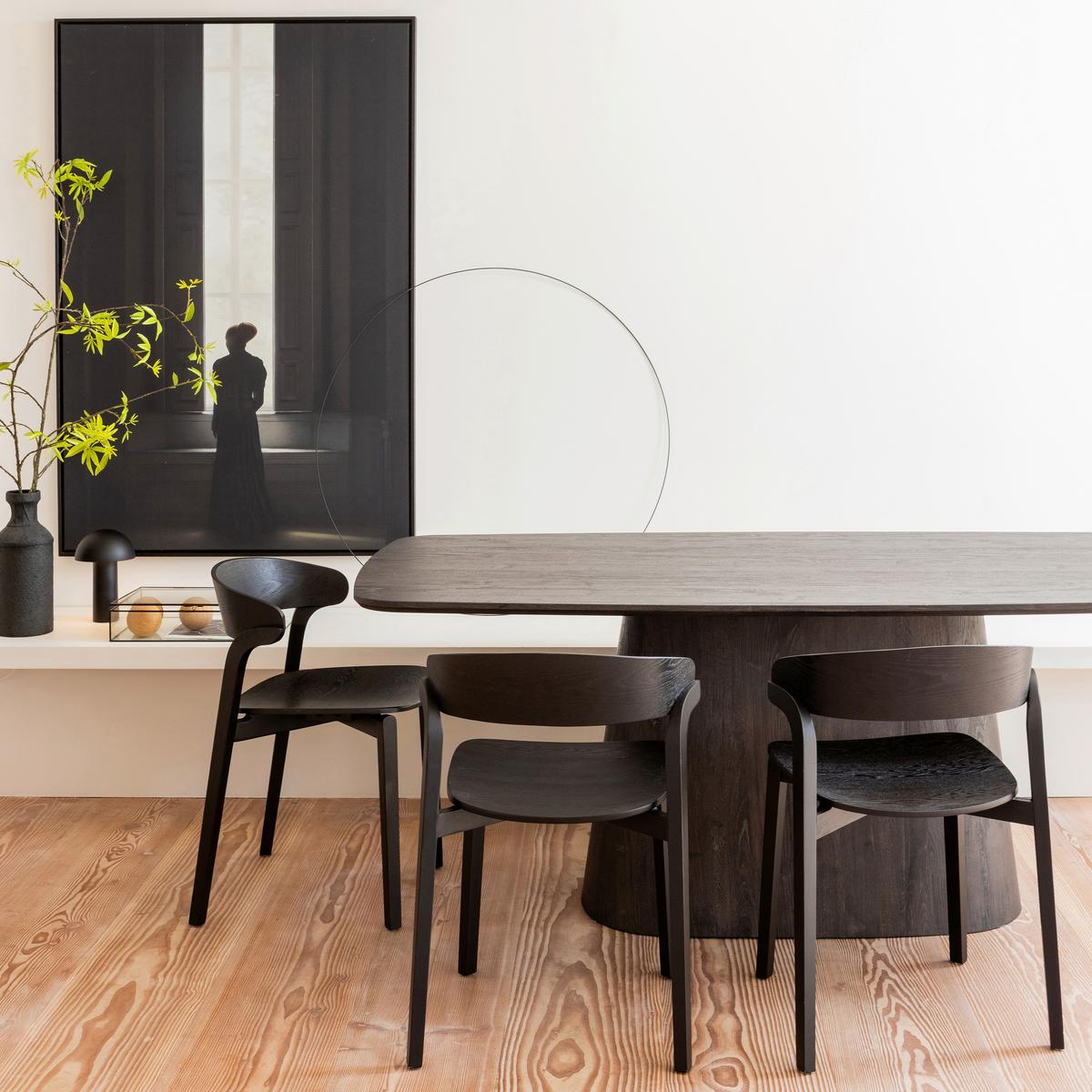 Esstisch Leah Dunkelbraun - Dunkelbraun, Design, Holzwerkstoff (200/105/76cm) - Livetastic