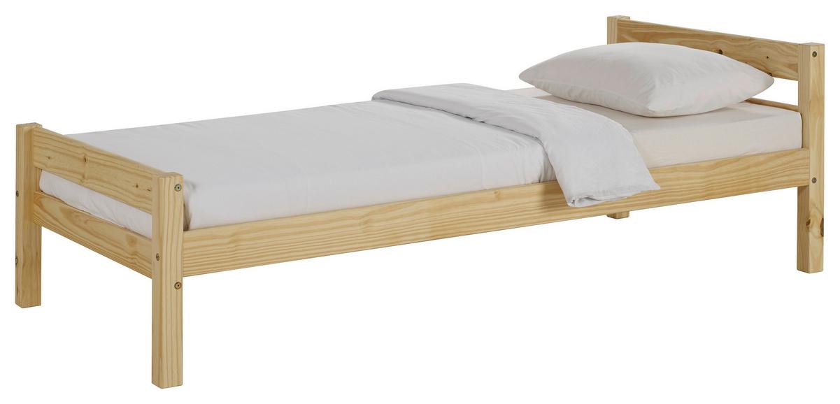 Postelja Bloom Ii, Naravna, 90x200 - naravne barve, Basics, les (90/200cm) - MID.YOU