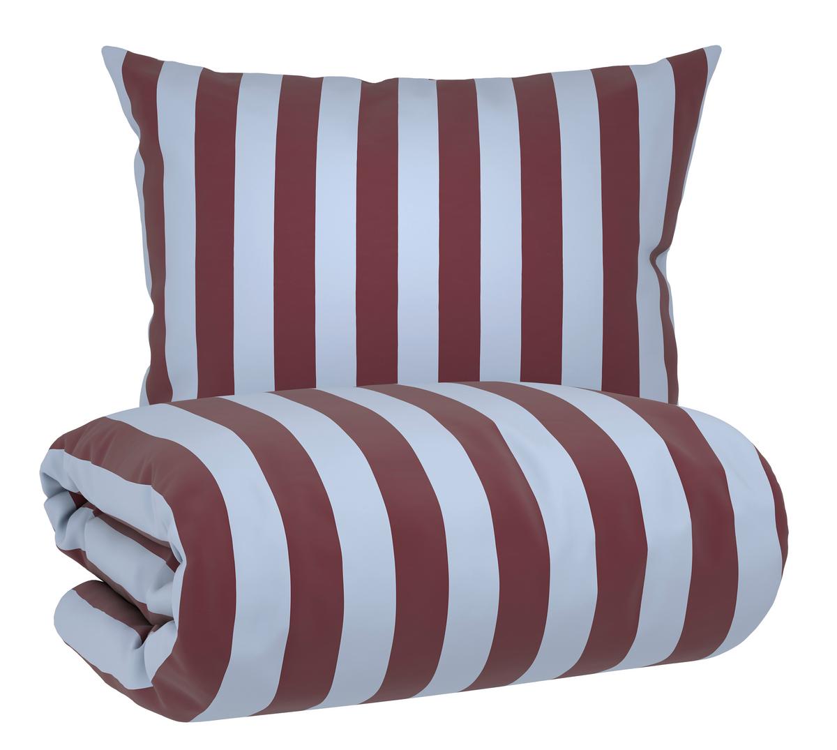 Ágyneműhuzat-garnitúra Bold Streif - mályva/kék, Modern, textil (140/200cm) - Mömax