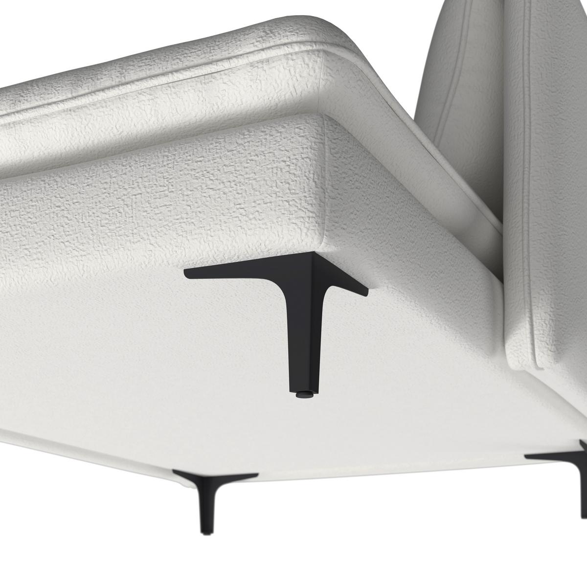 Relax Ágy Sandy - fehér, Modern, textil/fa (120/74/160cm) - Bessagi Home