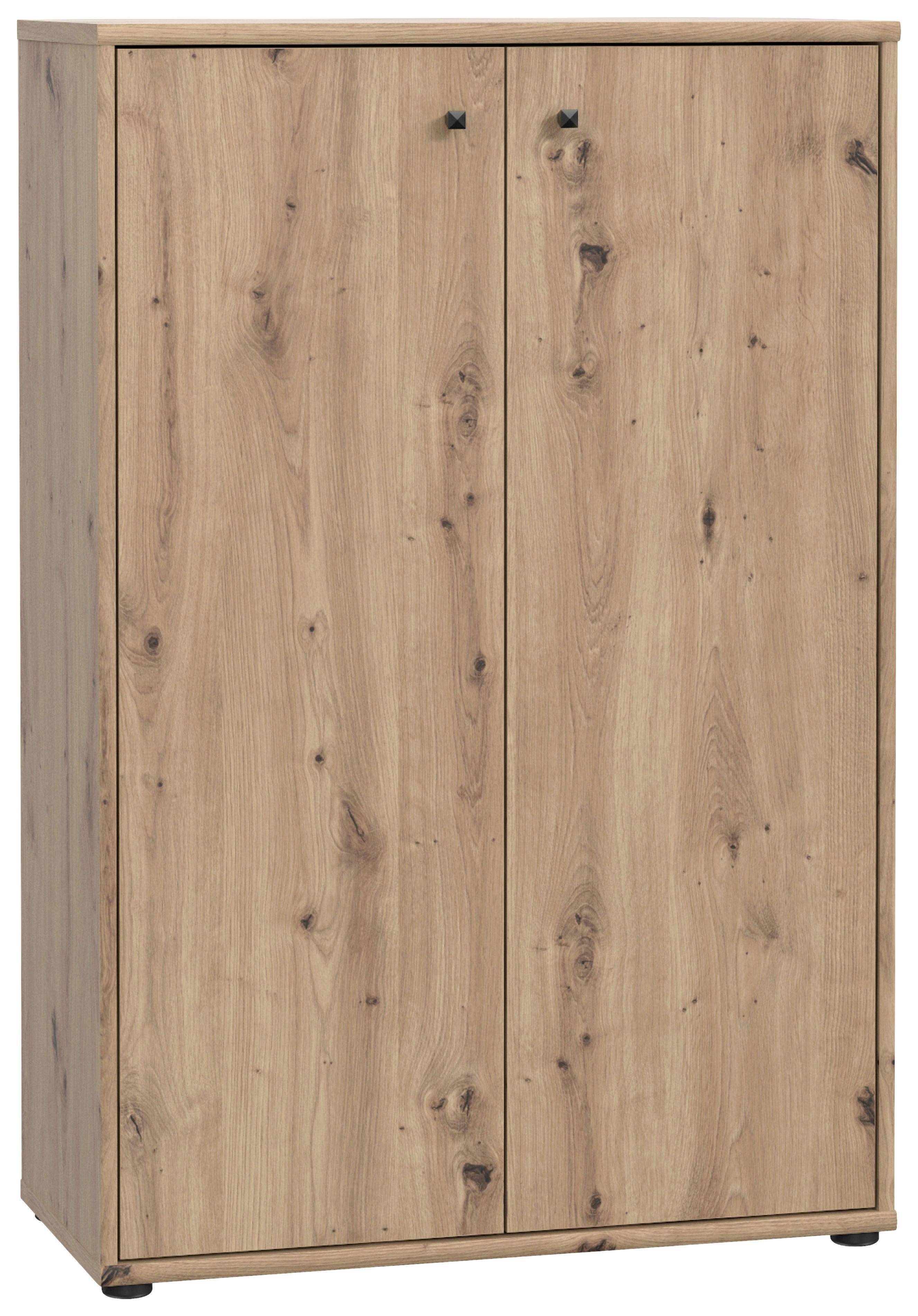 Komoda Tempra 2, Barva Hrasta - hrast artisan, Design, leseni material (73,7/111,1/34,8cm)