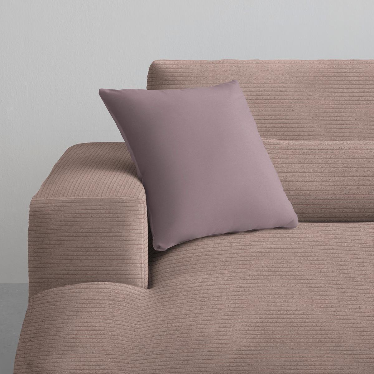 Ecksofa Fabiona rechts Flieder - Schwarz, MODERN, Holz/Kunststoff (268/85/194cm) - Premium Living