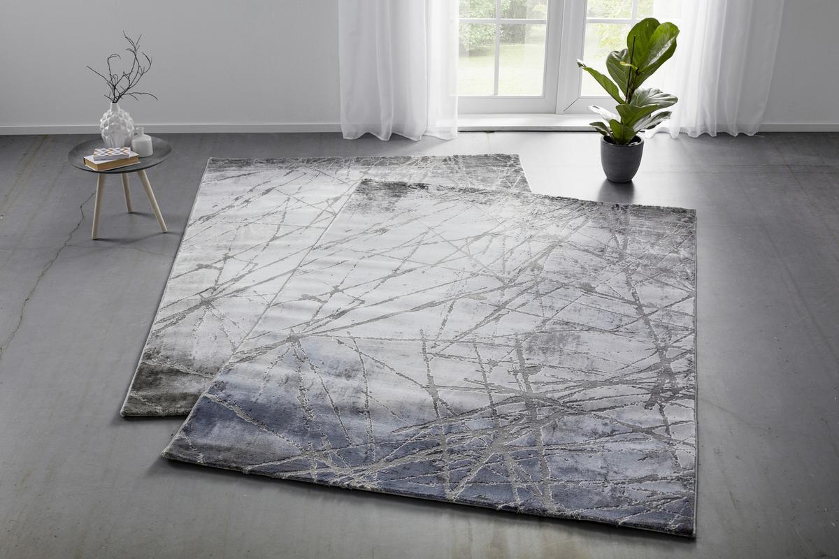 Webteppich Manchester ca. 160x230cm - Grau, MODERN, Textil (160/230cm) - Mömax