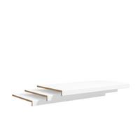 Belső Polc Szett 3db-os Belfort - fehér, faalapú anyag (107,5/5/46,5cm)