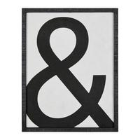 Kép Ila - fekete, Modern, faalapú anyag/fa (35/45/2,5cm) - Bessagi Home