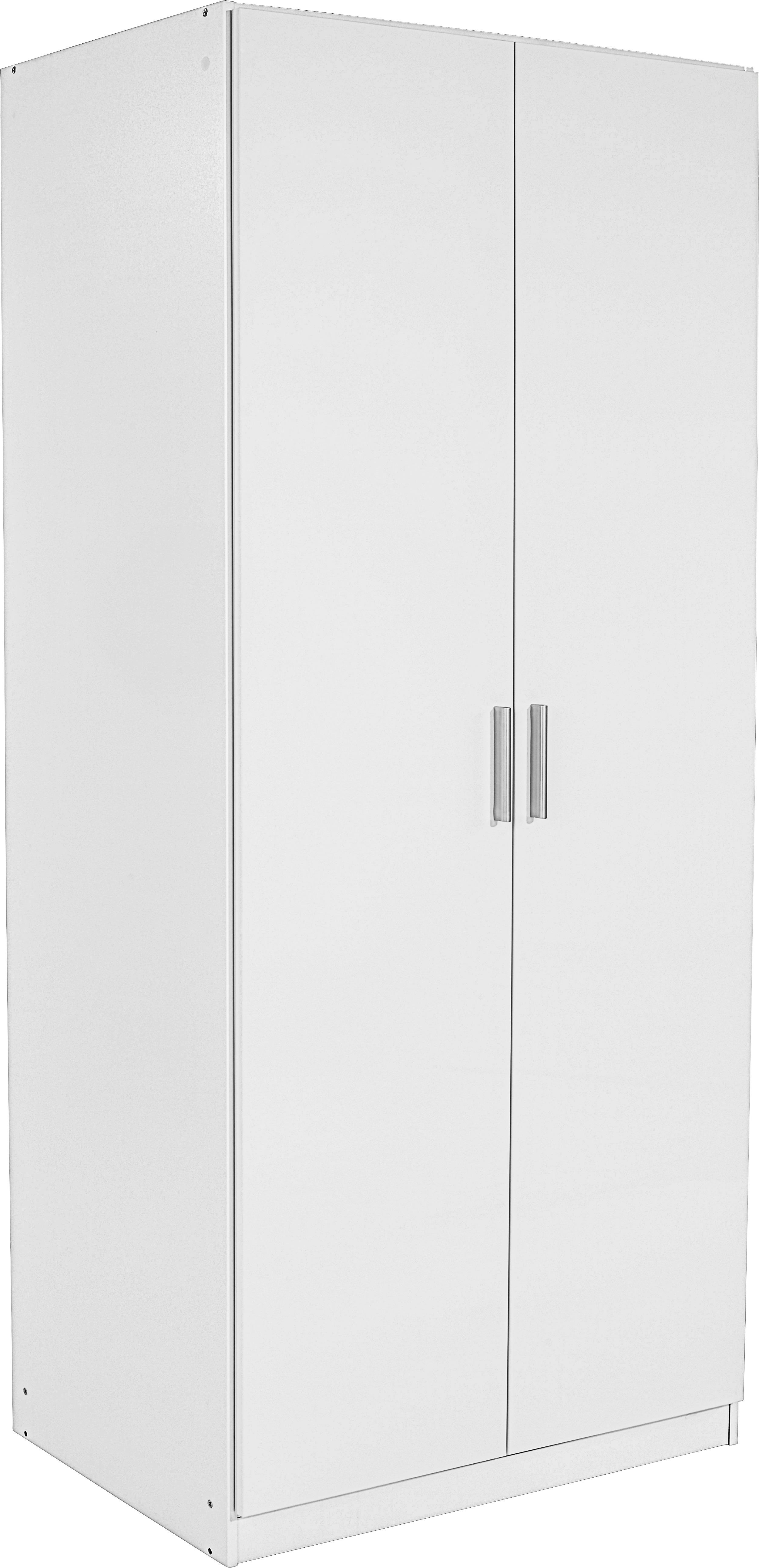 Omara Za Oblačila Celle - aluminij, Moderno, umetna masa/leseni material (91/197/54cm) - Premium Living