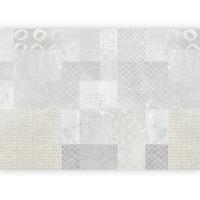 Fototapeta Tiles, 200x140cm - siva/bež, Trendi, tekstil (200/140cm) - artgeist