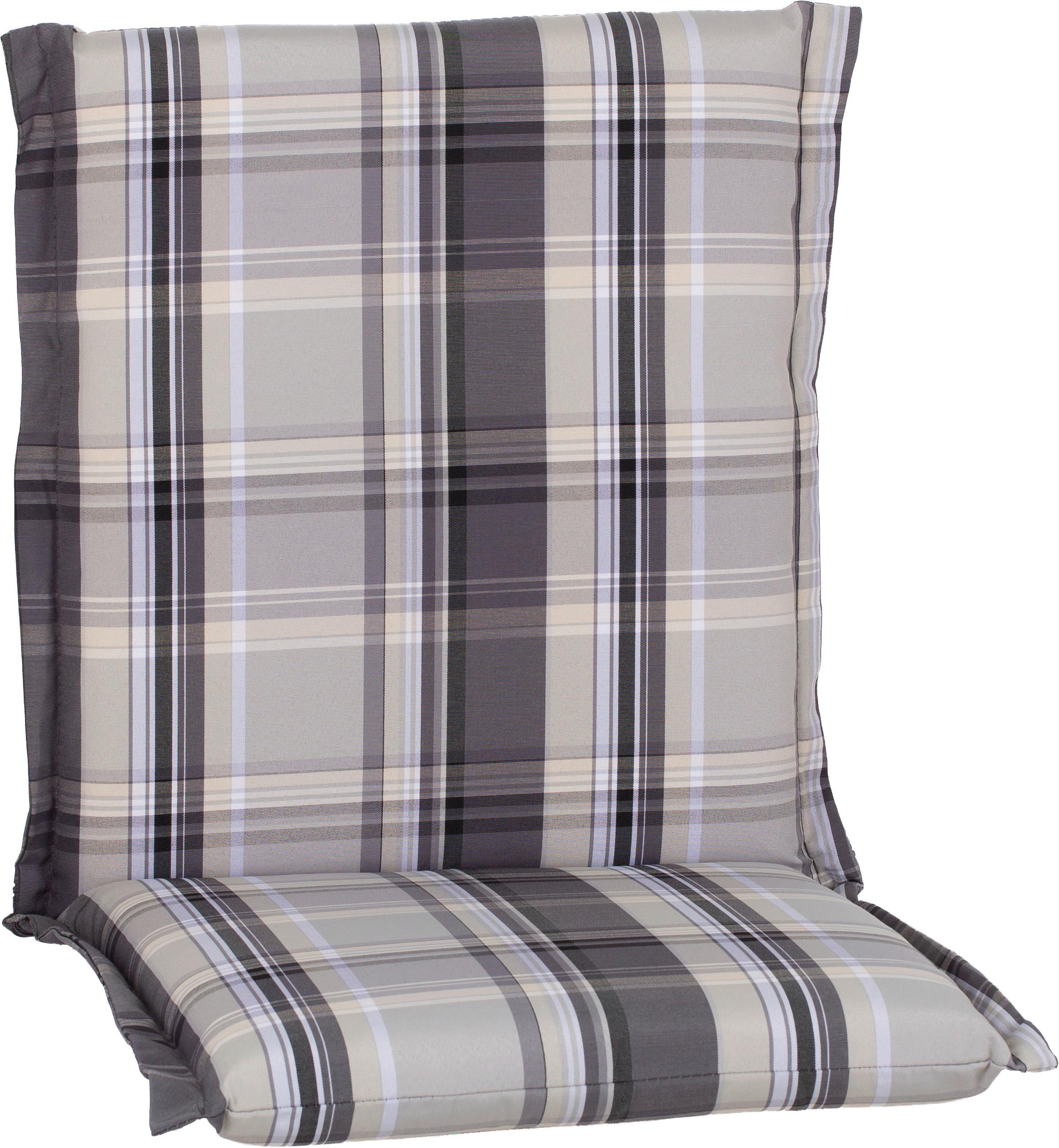 Niedriglehner Auflage Atika m. Zip ca. 100x52 cm Beige - Beige, Basics, Textil (100/52/8cm) - Gardenson