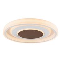 Led Svjetiljka Stropna 48398-75 Goffi - bijela/smeđa, Design, metal/plastika (69/10cm) - Globo